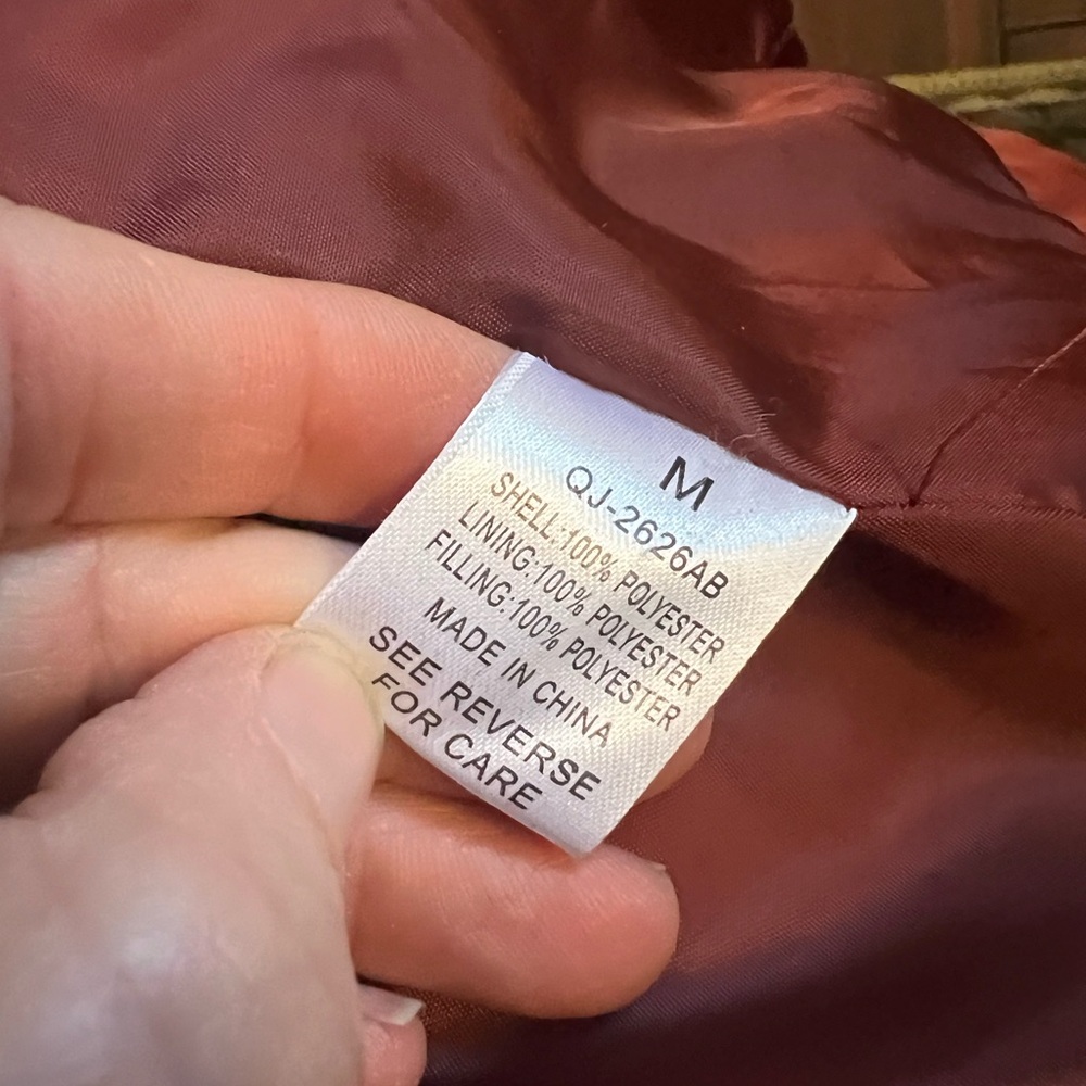 J Crew Quilted Women's Jacket in Rich Burgundy - Picture 6 of 7